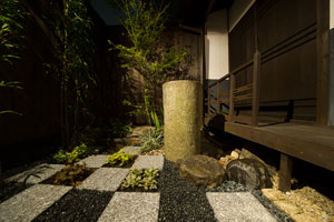 リフォシー京都施工事例エクステリア町家の坪庭