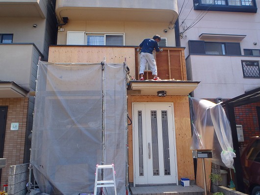 京都府長岡京市 外壁リフォーム工事