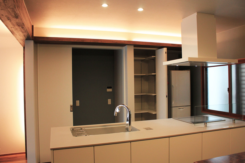 住みながらのキッチンリフォーム