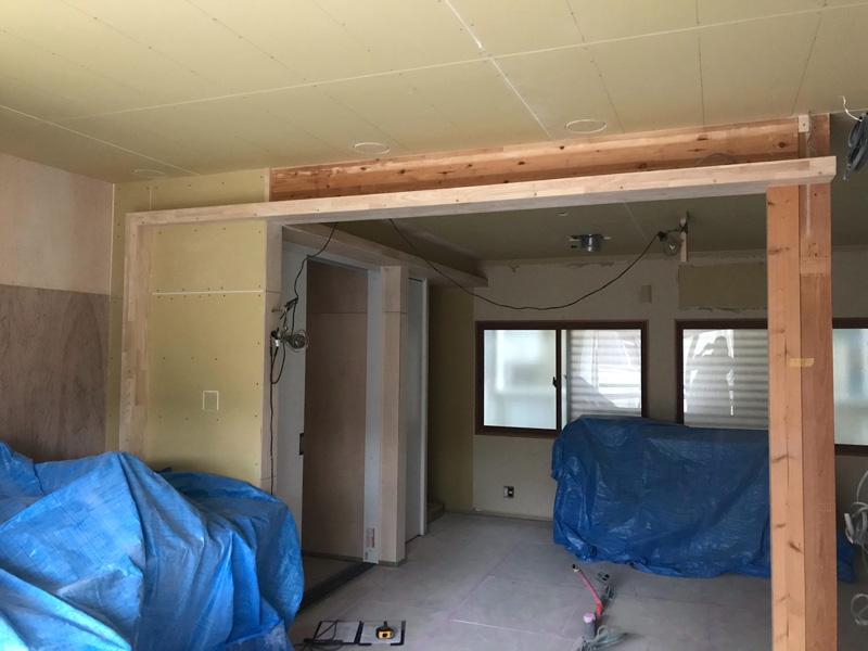 住みながらのキッチンリフォーム