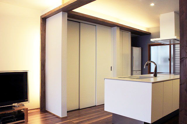 住みながらのキッチンリフォーム